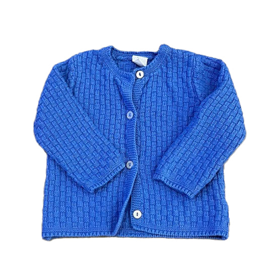 Dadati Boys Blue Cardigan Size: 3 Months Blue