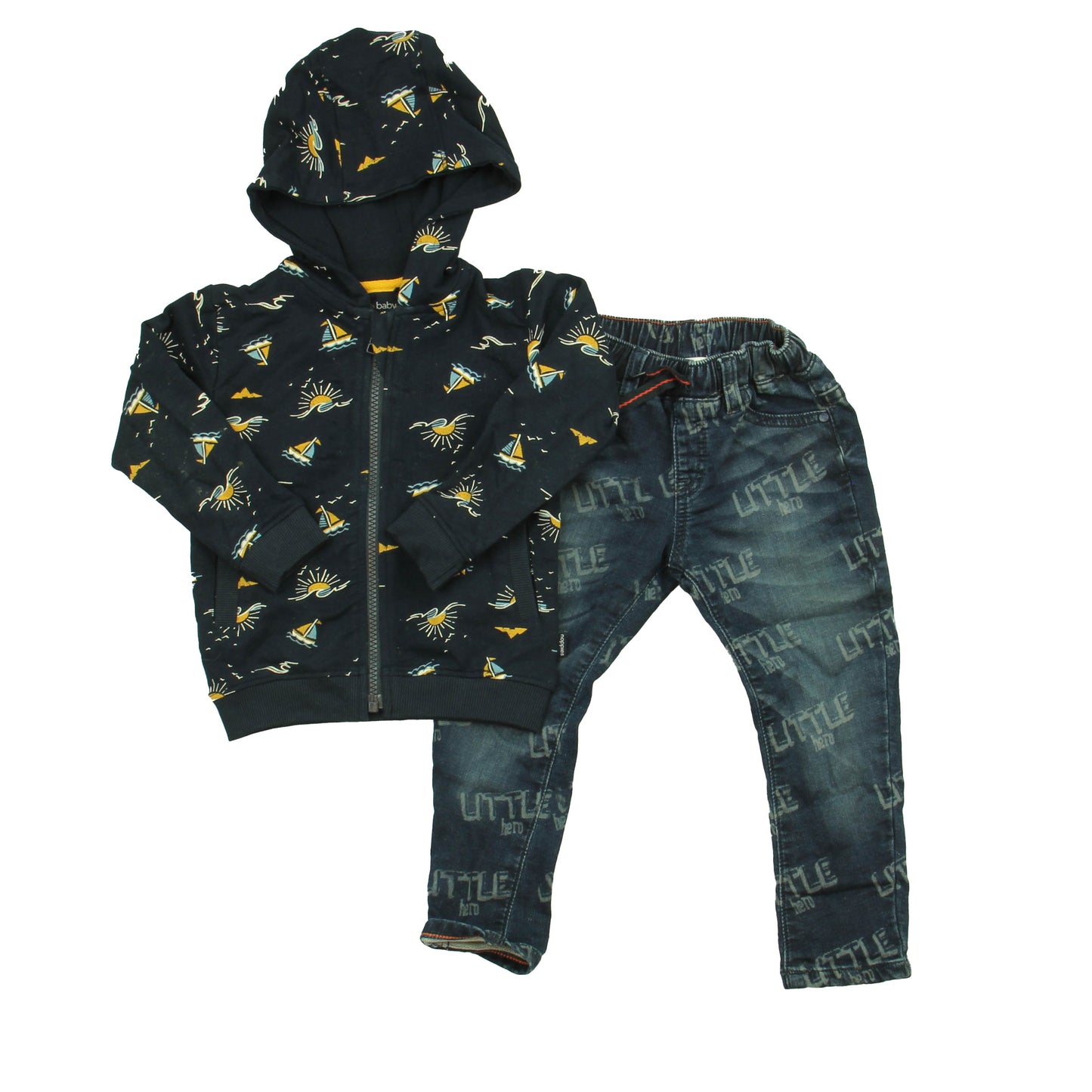 Noppies Baby Boys Blue Apparel Sets Size: 12-18 Months Blue