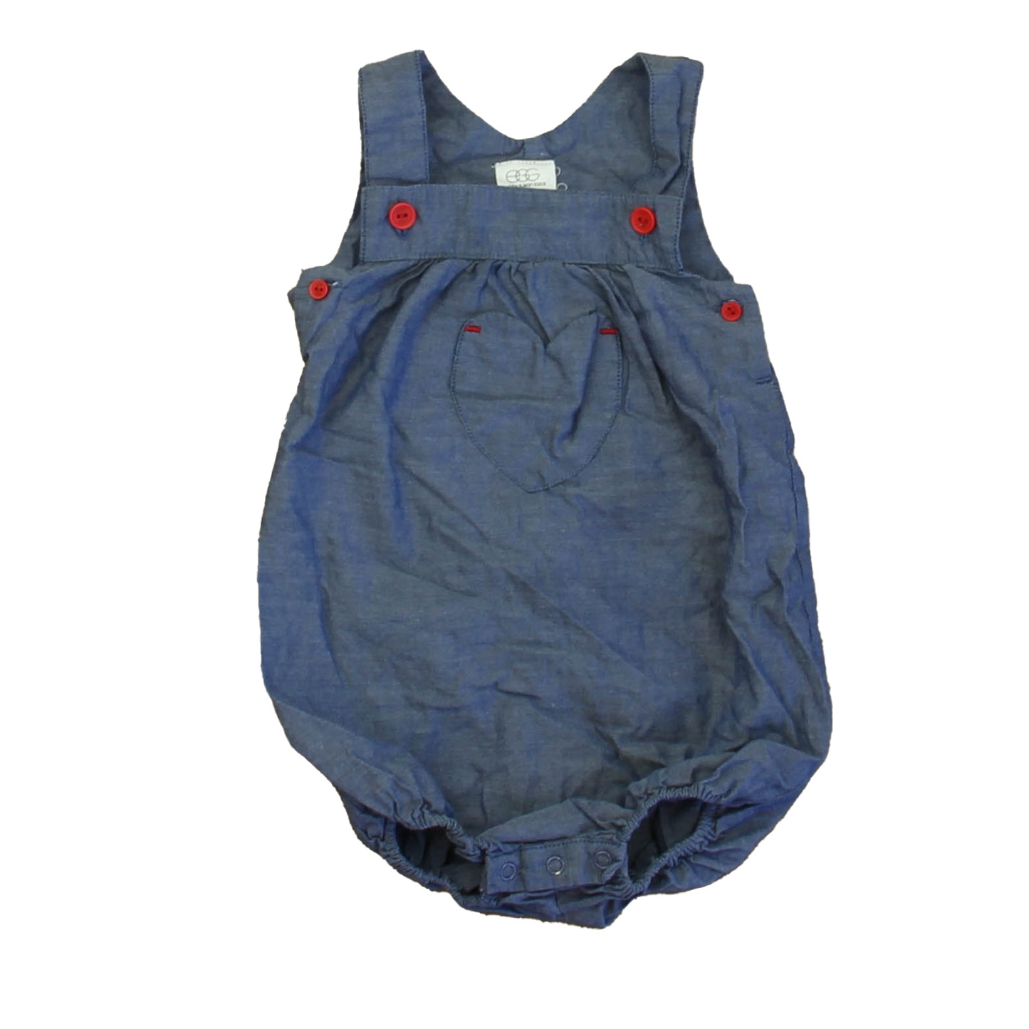 Egg Girls Blue Romper Size: 12 Months Blue