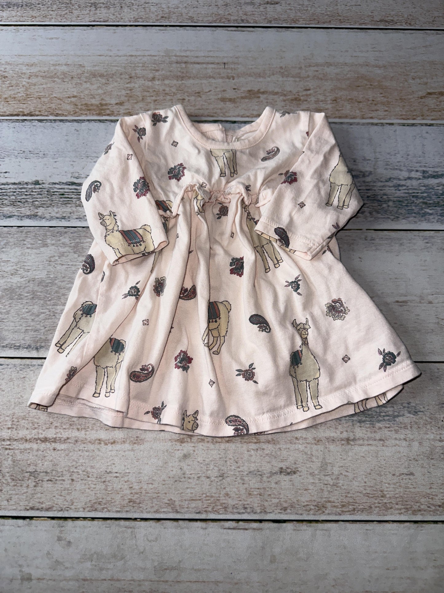 Peek Girls Blush | animals Long Sleeve Shirt Size: 0-3 months Blush | animals