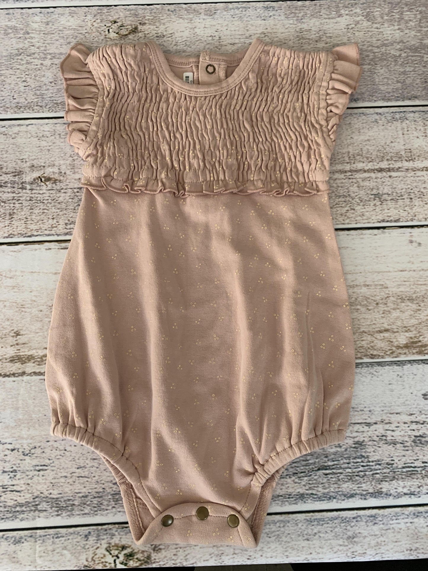 L’oved Baby Girls Blush | cream | polka dot Romper Size: 18-24 months Blush | cream | polka dot