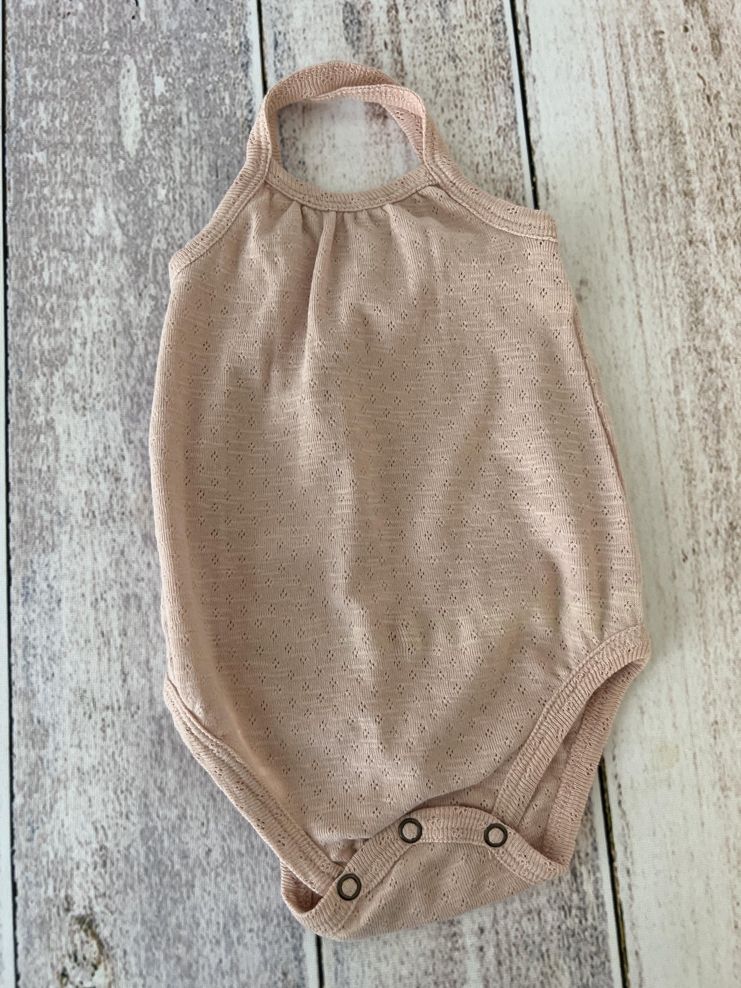 Loved Baby Girls Blush Onesie Size: 3-6 months Blush