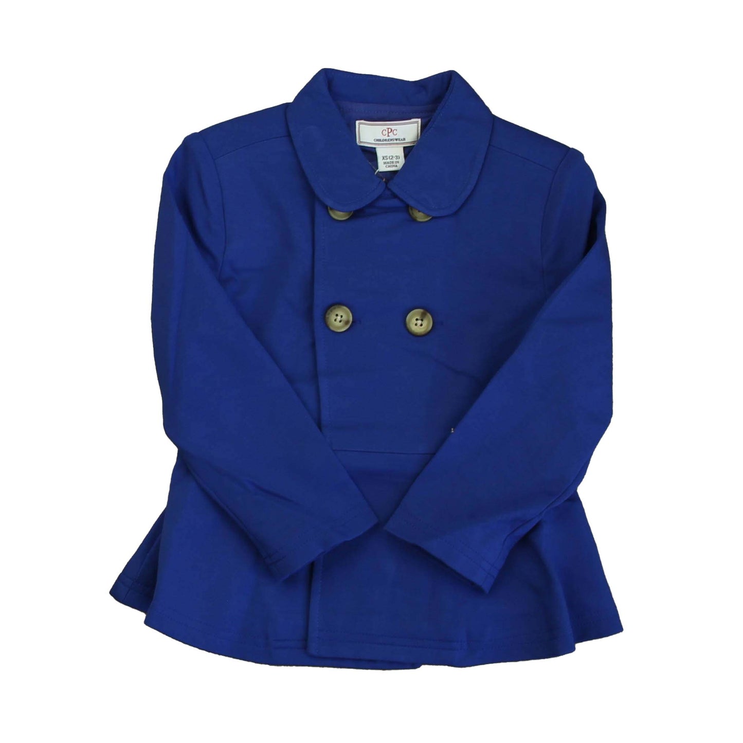 Classic Prep Girls Bright Navy Jacket Size: 2-5T