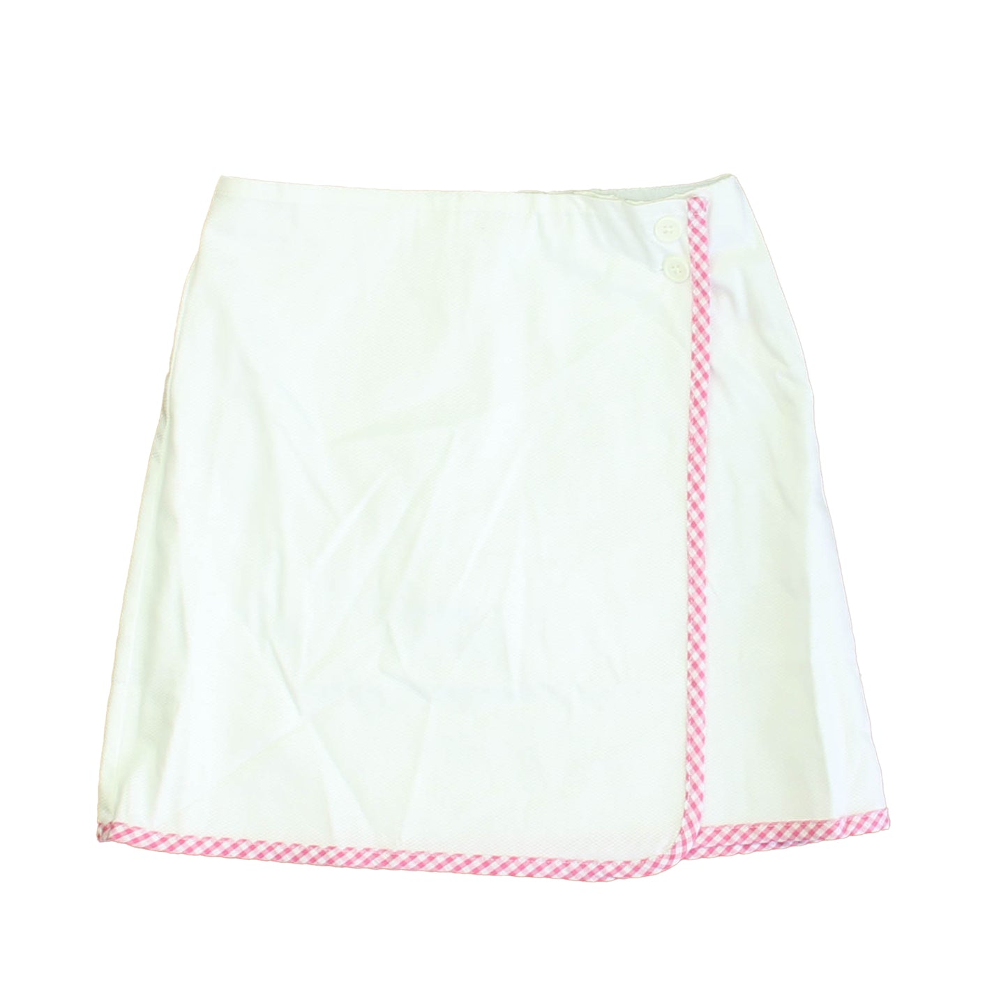 Classic Prep Girls Bright White Skirt Size: 6-14 Years Bright White