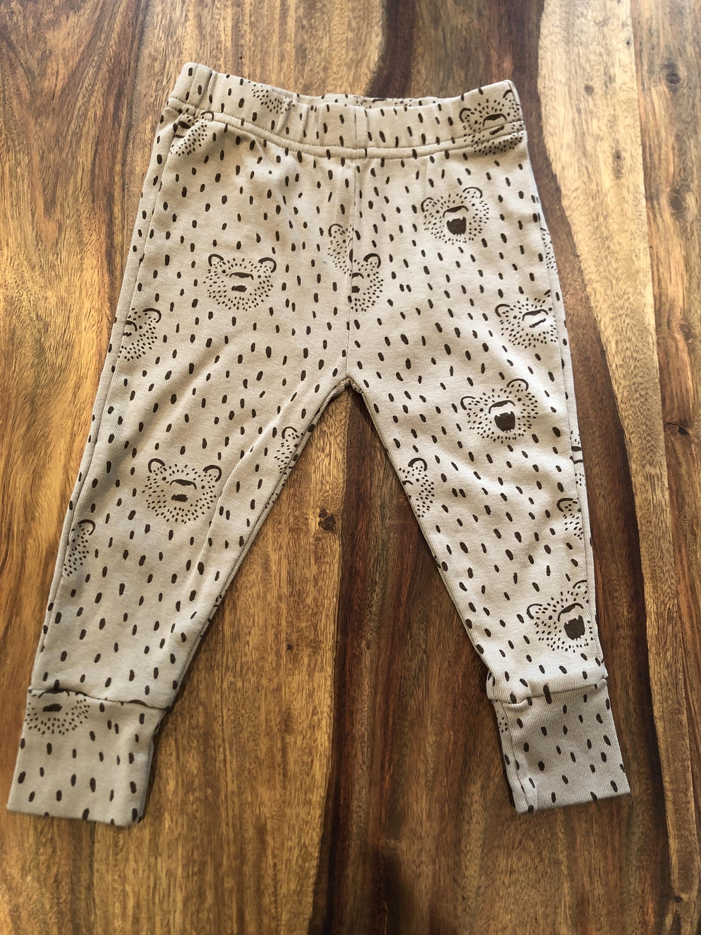 Oliver & Rain Unisex Brown | bears Pajamas Size: 18 months Brown | bears