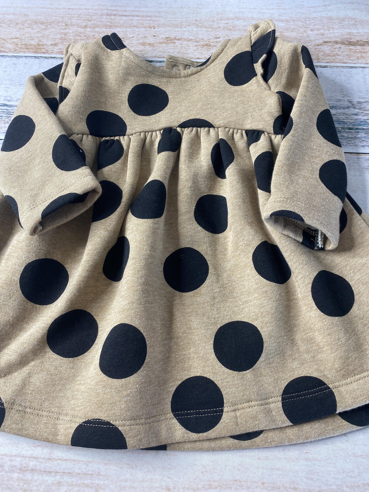 Carters Girls Brown | Black | Dots Dress Size: 9 months Brown | Black | Dots