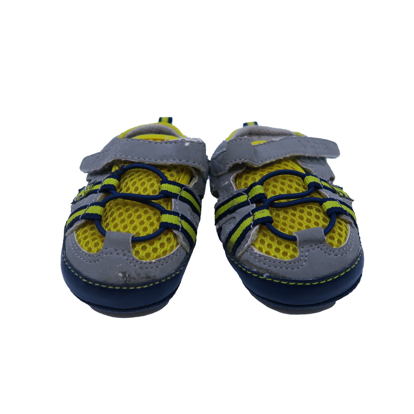 Cade&Co Boys Brown | Blue | Elephant Booties Size: 1-2 Infant Brown | Blue | Elephant