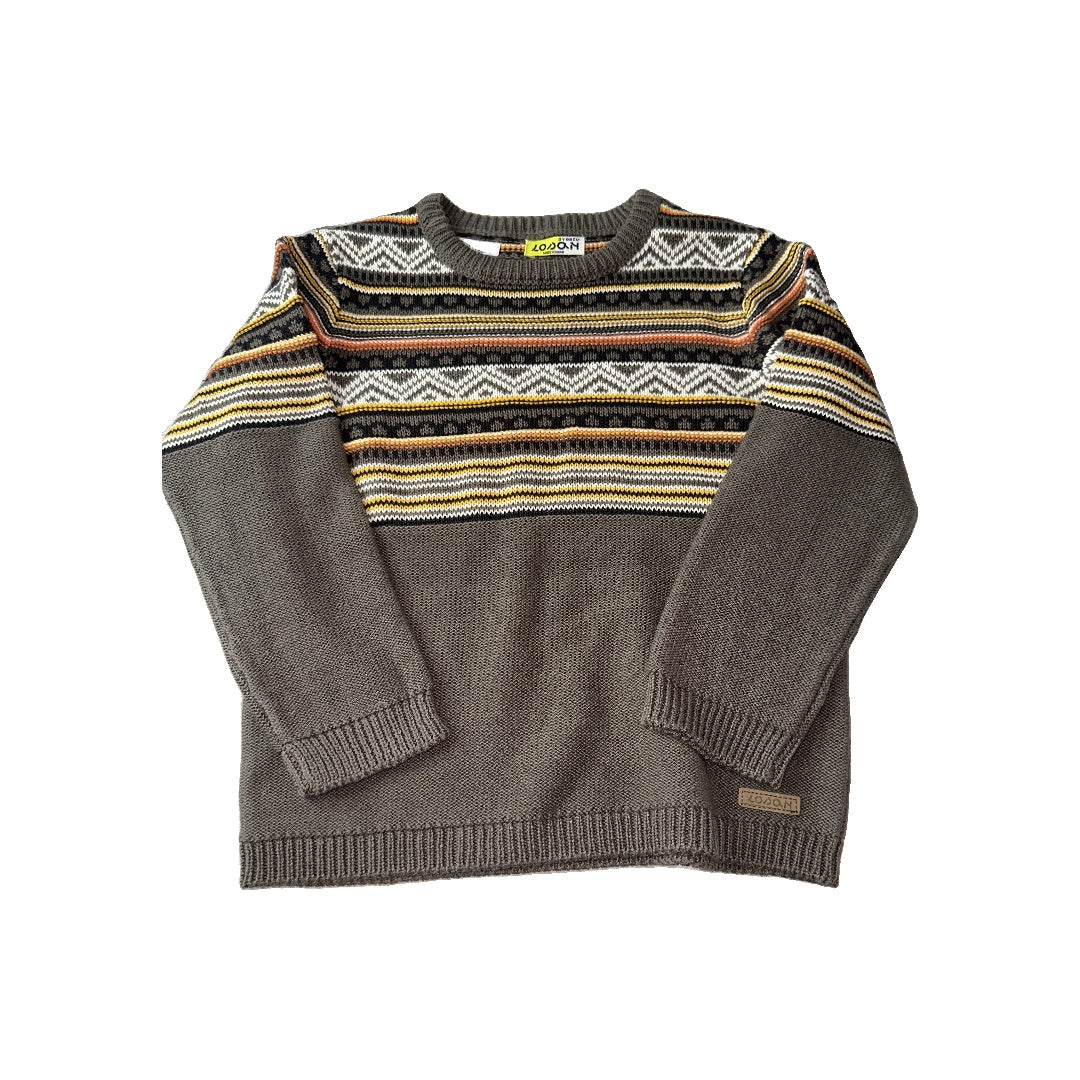 Losan Boys Brown | Brown | Pattern Sweater Size: 3T Brown | Brown | Pattern