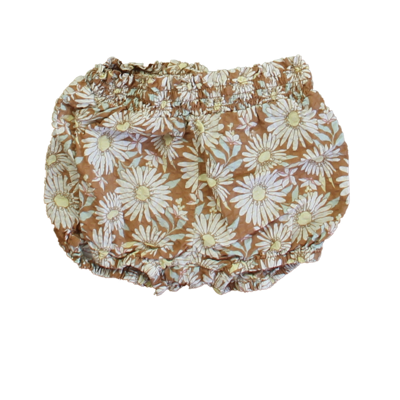Seed Girls Brown Floral Shorts Size: 18-24 Months Brown Floral