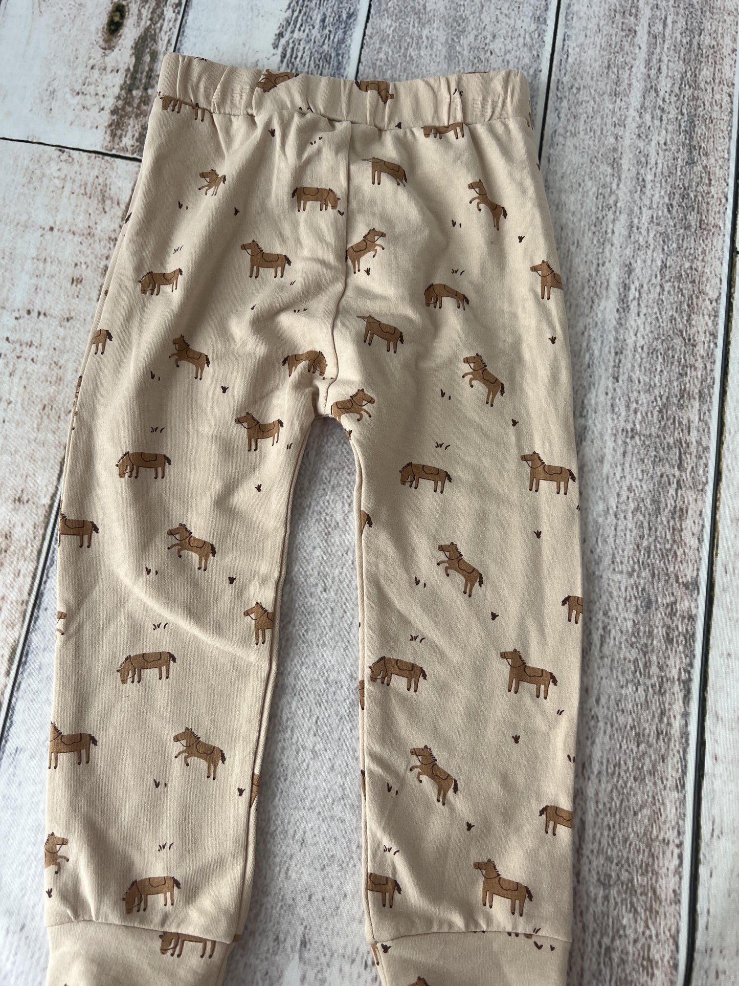 Focus Unisex Brown | Horses Pants Size: 24 months Brown | Horses