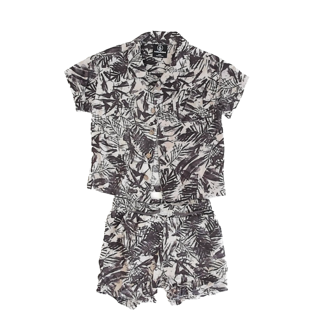 Volcom Boys Brown Leaves Apparel Sets Size: 24 Months Brown Leaves