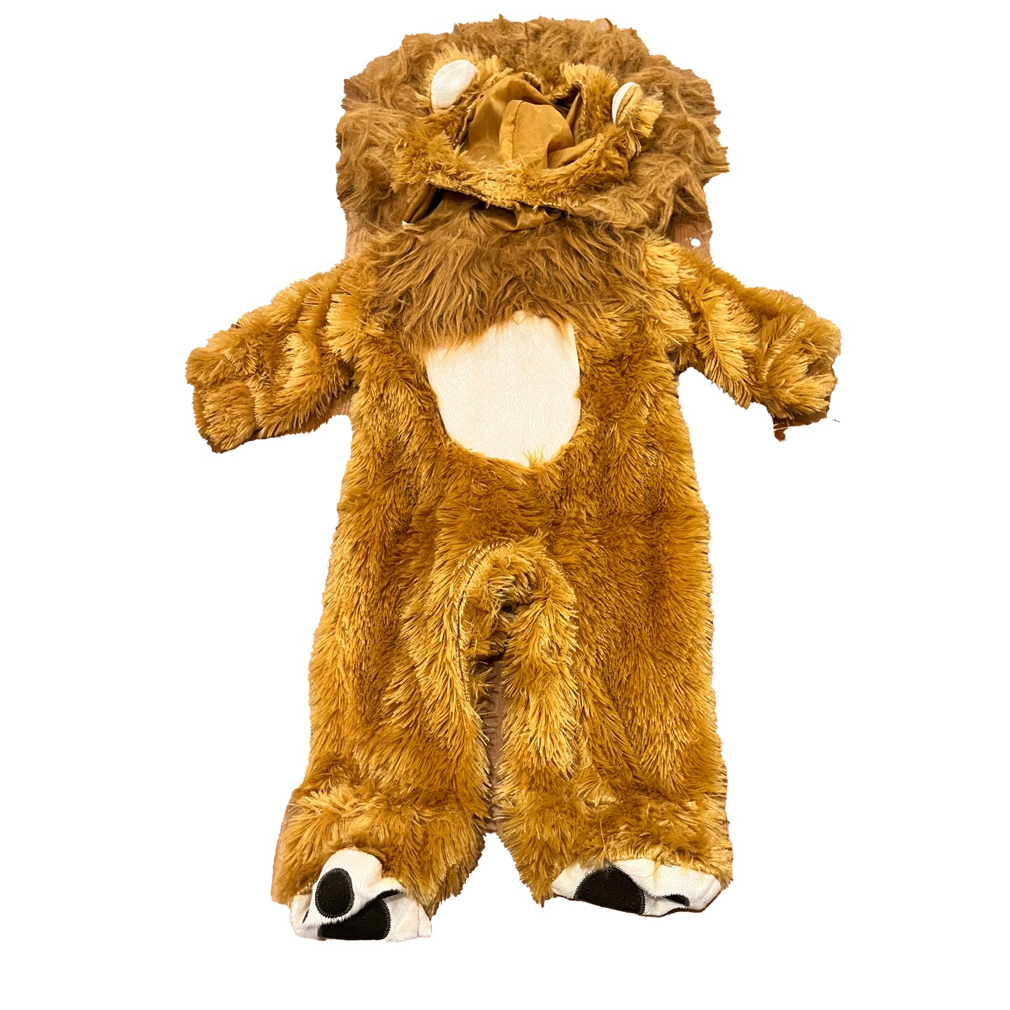 Unkown Brand Unisex Brown Lion Costume Size: 0-6 Months Brown Lion