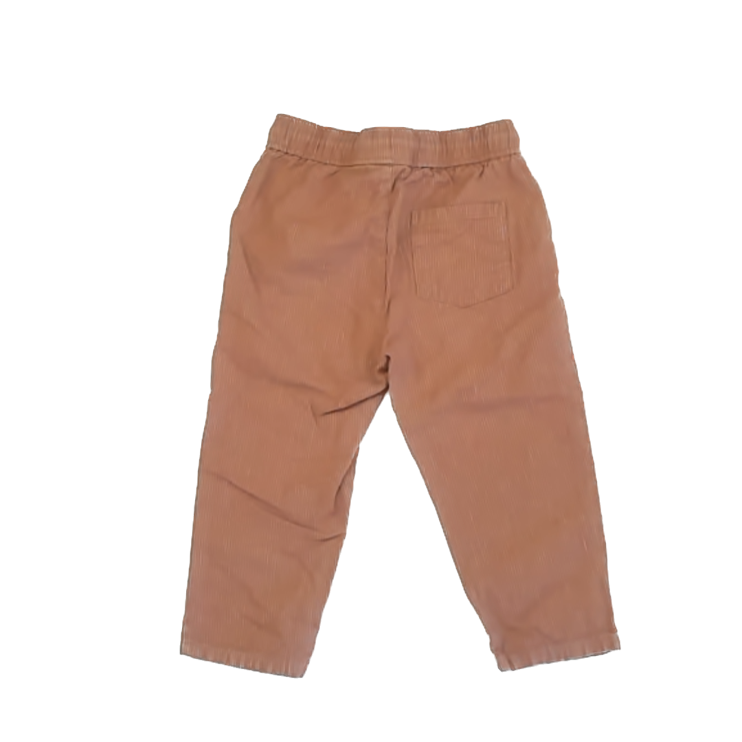 Rylee + Cru Unisex Brown Pinstripe Pants Size: 2-3T Brown Pinstripe