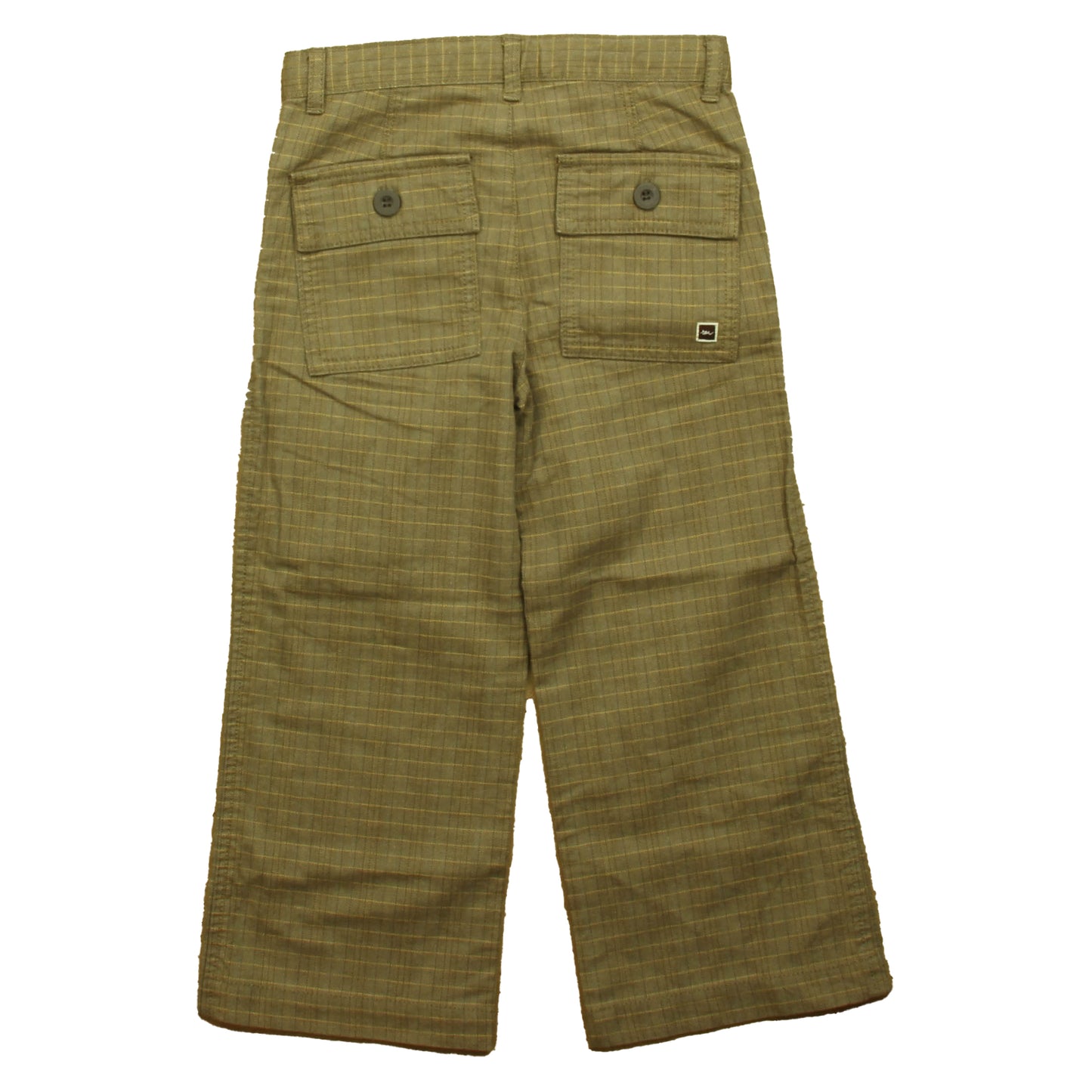Tea Collection Boys Brown Plaid Pants Size: 5T Brown Plaid