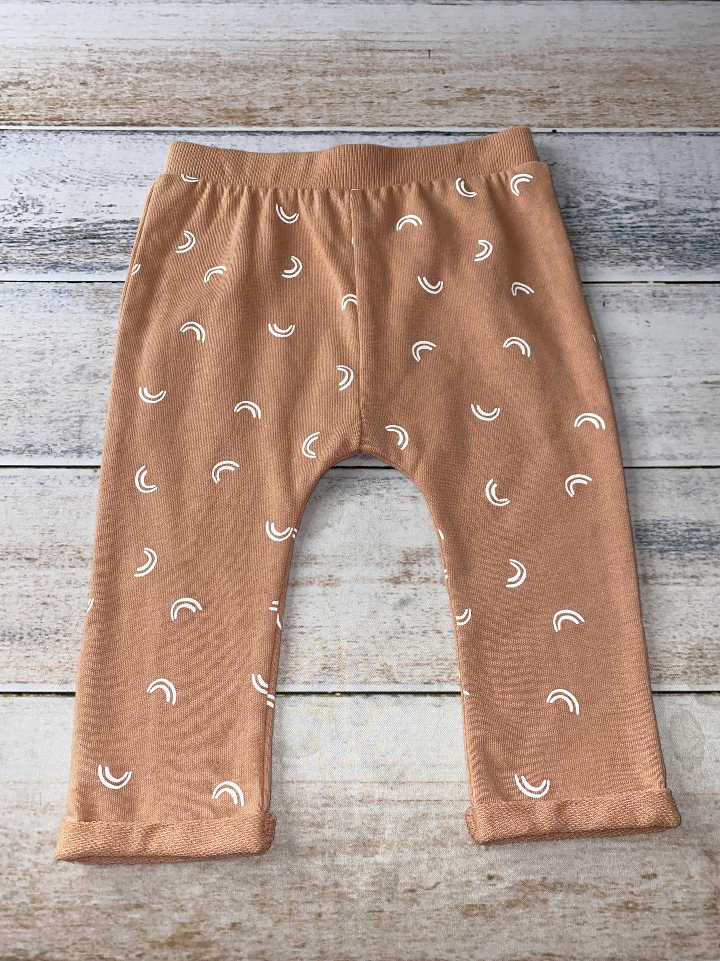 Grayson mini Girls Brown | Rainbow Pants Size: 6-9 months Brown | Rainbow