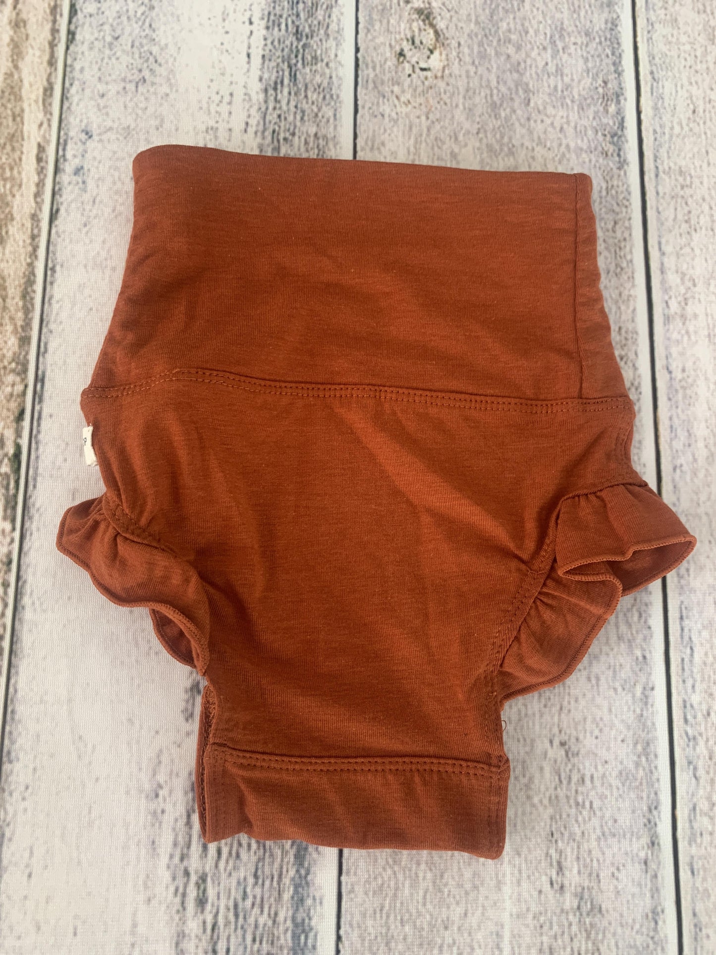 Loulou Lollipop Girls Brown | Rust Shirt Size: 3-6 months Brown | Rust