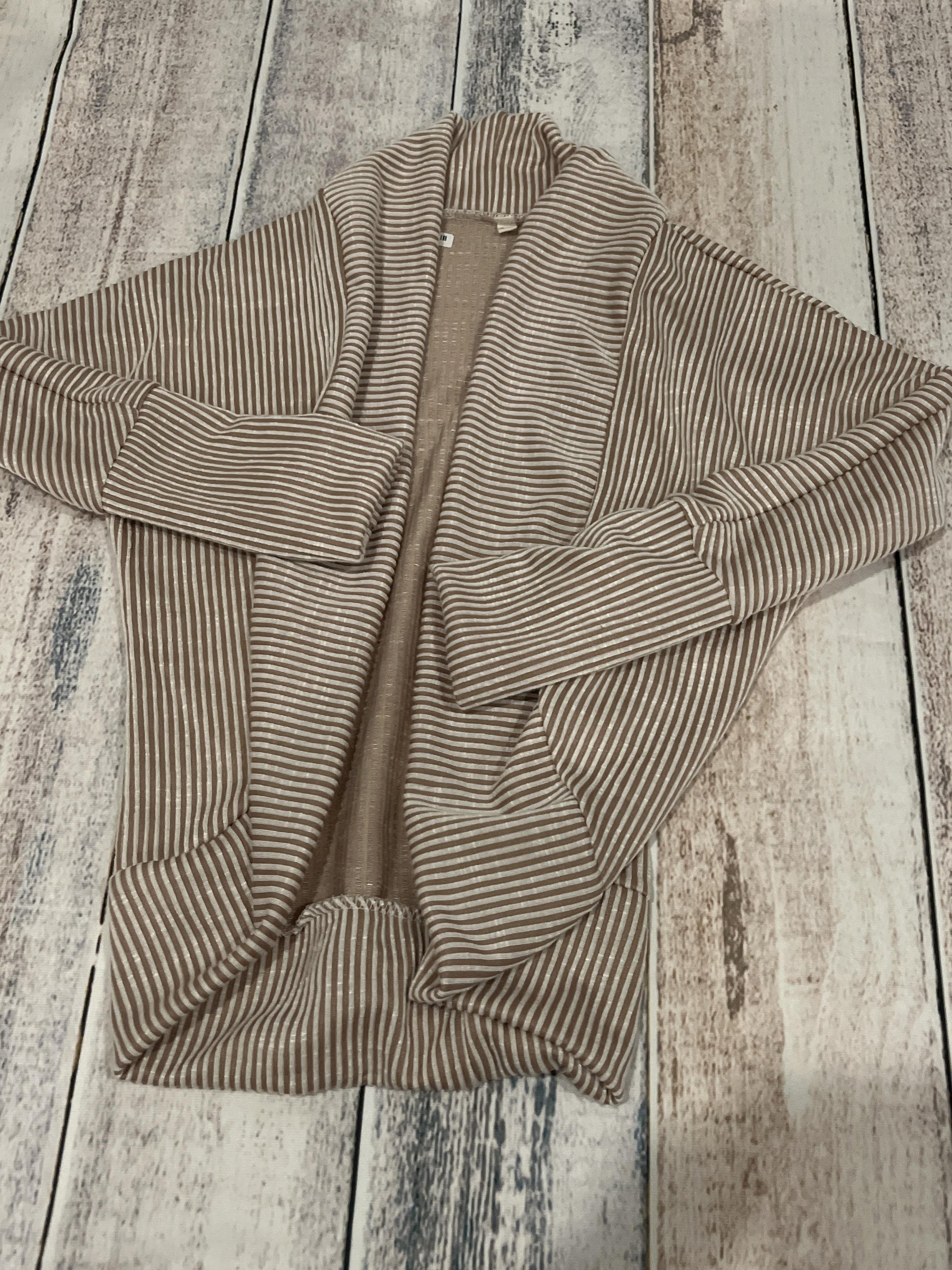 Little Lucca Love Girls Brown | Stripe Sweater Size: 4T Brown | Stripe
