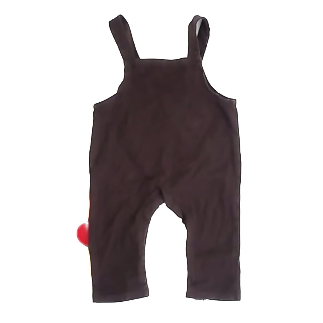 Unknown Brand Unisex Brown | Turkey Overalls Size: 3-6 Months Brown | Turkey