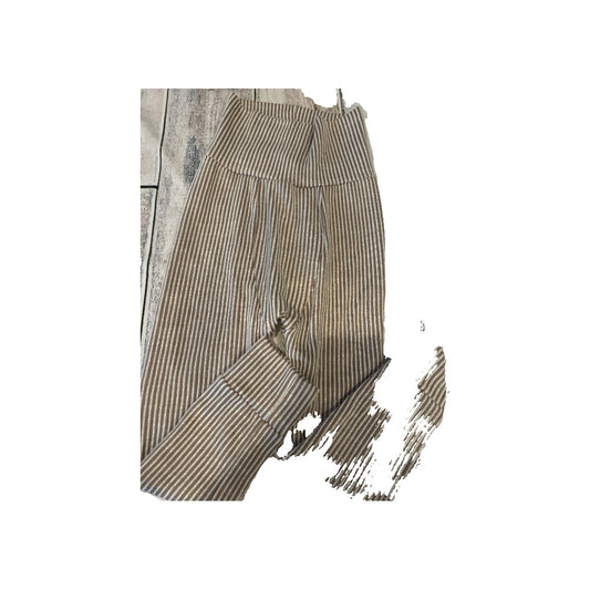 Little Lucca Love Girls Brown | White | Stripe Pants Size: 4T Brown | White | Stripe