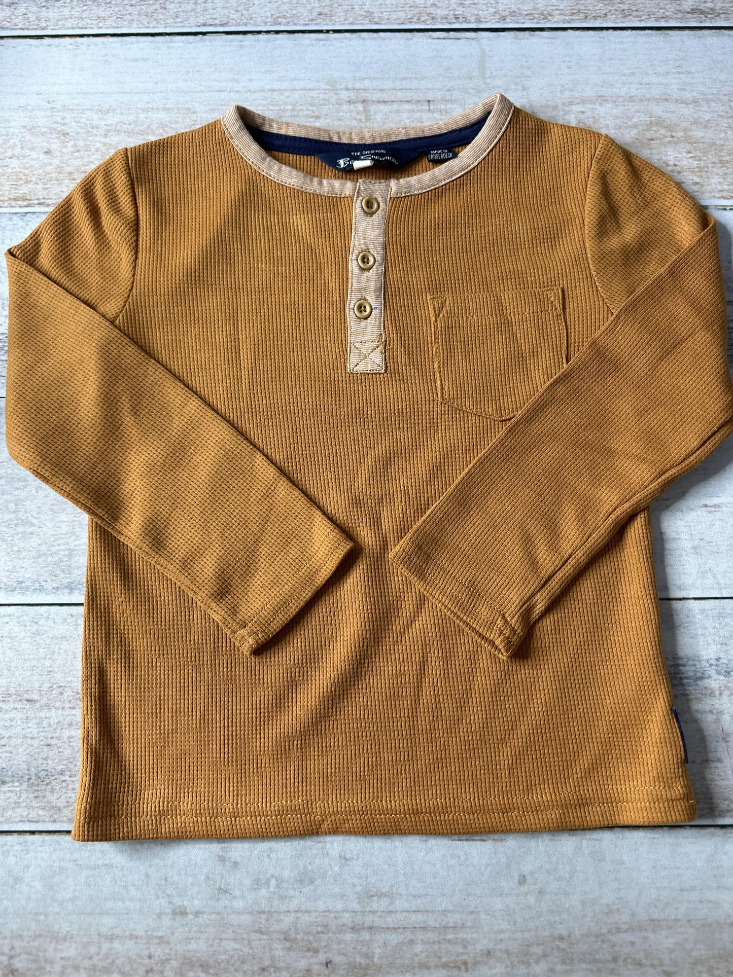 Ben Sherman Boys Brown Long Sleeve T-Shirt Size: 4T Brown
