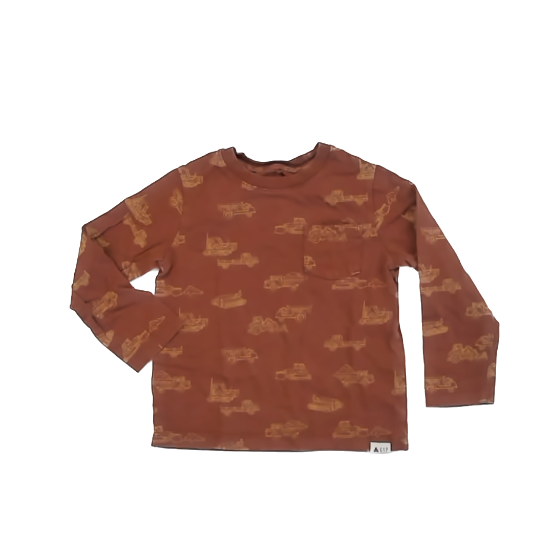 Gap Boys Brown Long Sleeve T-Shirt Size: 4T Brown