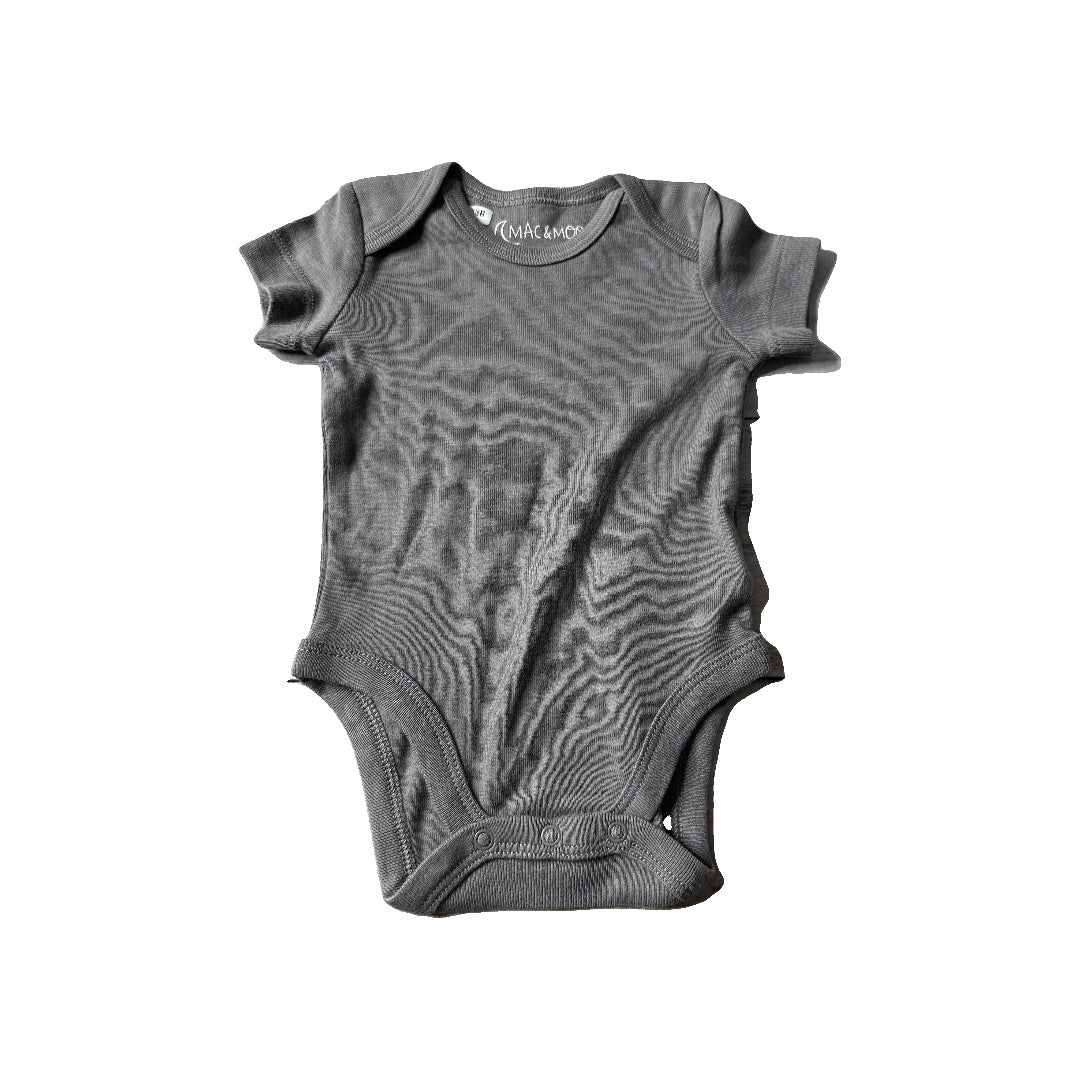 Mac and Moon Unisex Brown Onesie Size: 3 months Brown