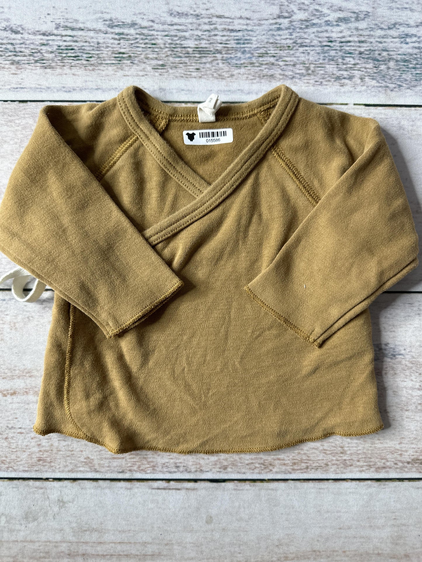 Quincy Mae Unisex Brown Shirt Size: Newborn Brown