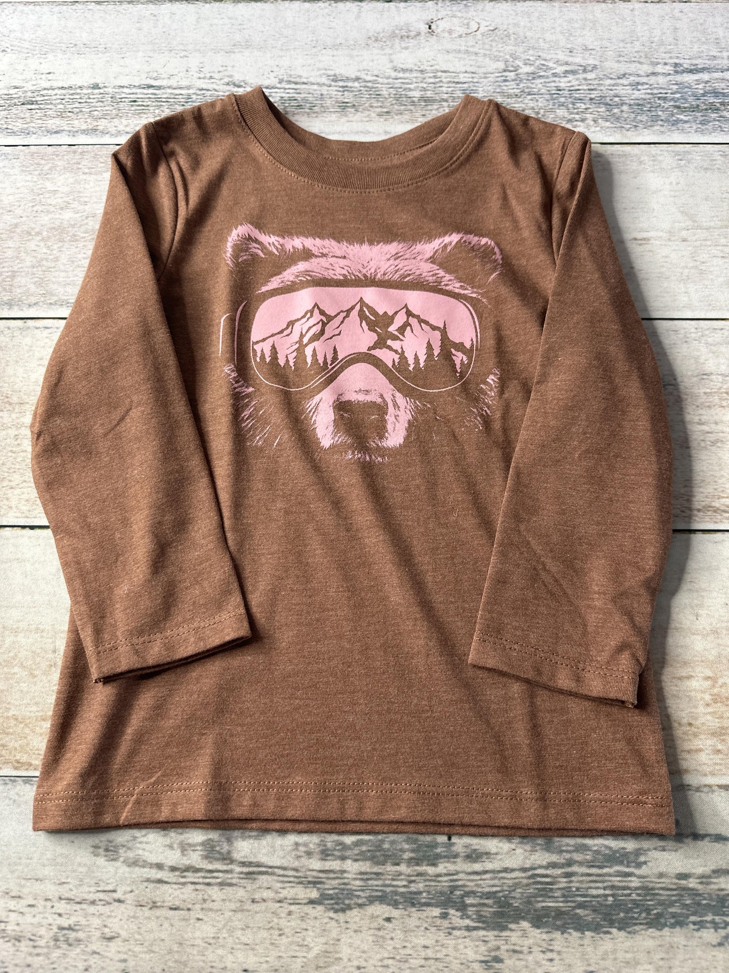 Cat and Jack Unisex Brown Long Sleeve T-Shirt Size: 2T Brown