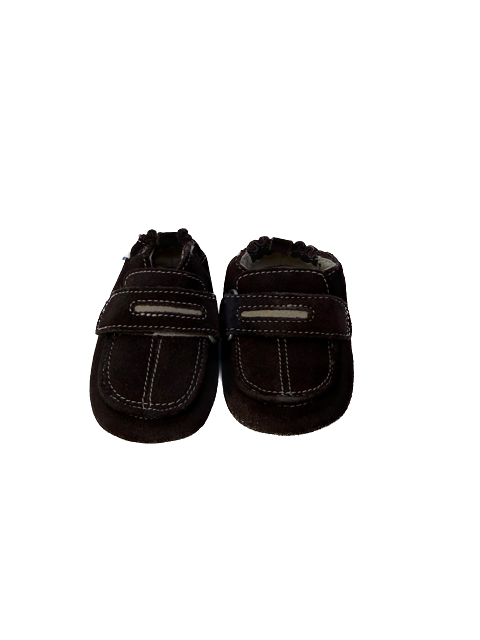 Robeez Boys Brown Shoes Size: 3-6 Months Brown