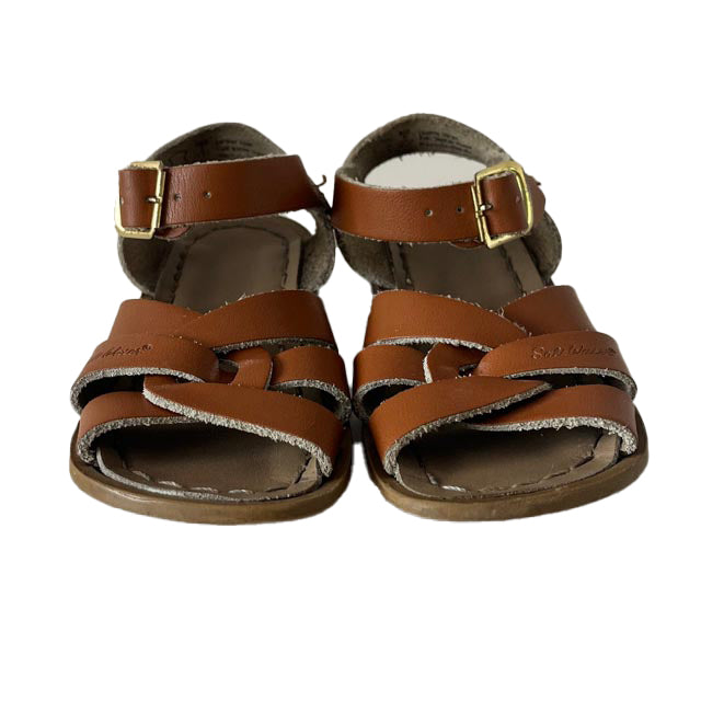 Hoy Saltwater Girls Brown Sandals Size: 7 Toddler Brown
