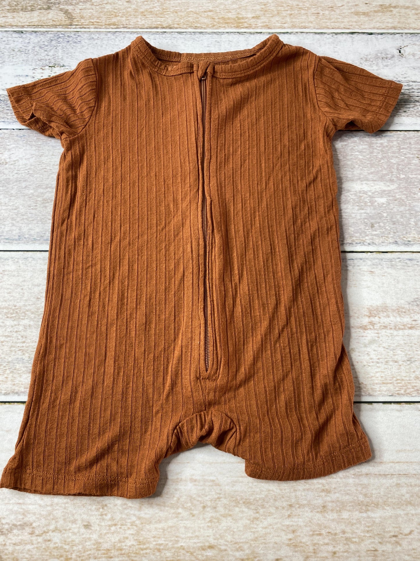 Brave Little Ones Girls Brown Romper Size: 6-12 months Brown