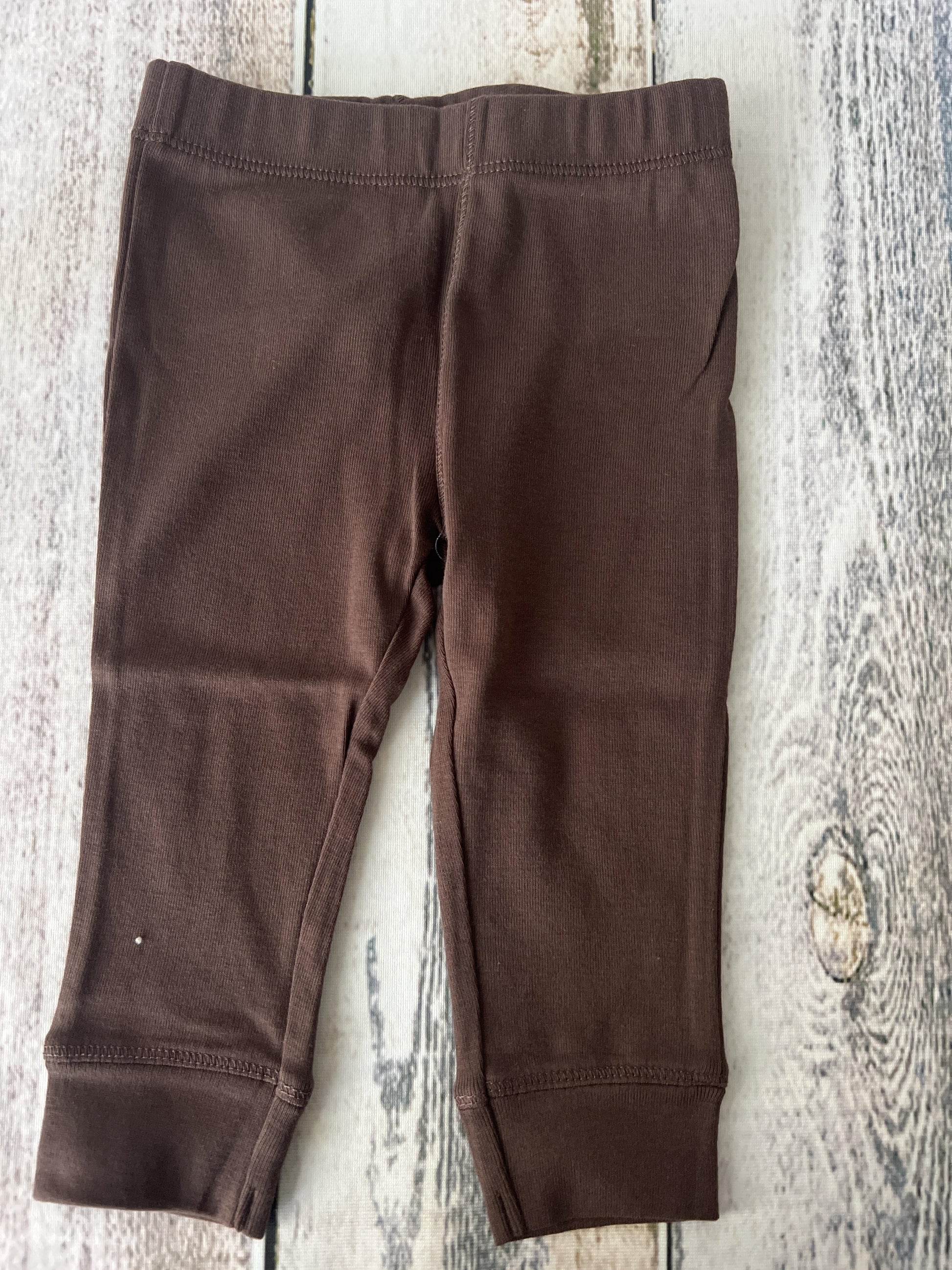Leveret Unisex Brown Pants Size: 9 months Brown