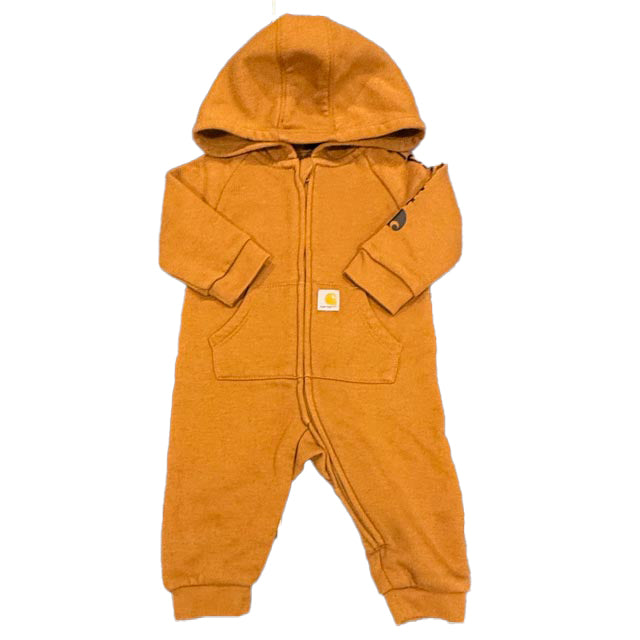 Carhartt Boys Brown Long Sleeve Outfit Size: 3 Months Brown
