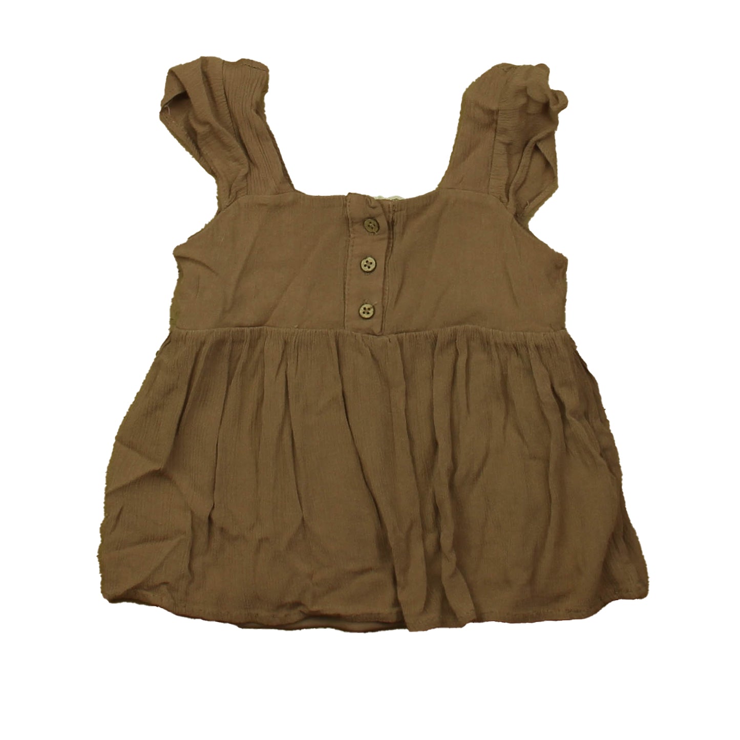 Btween Girls Brown Blouse Size: 24 Months Brown