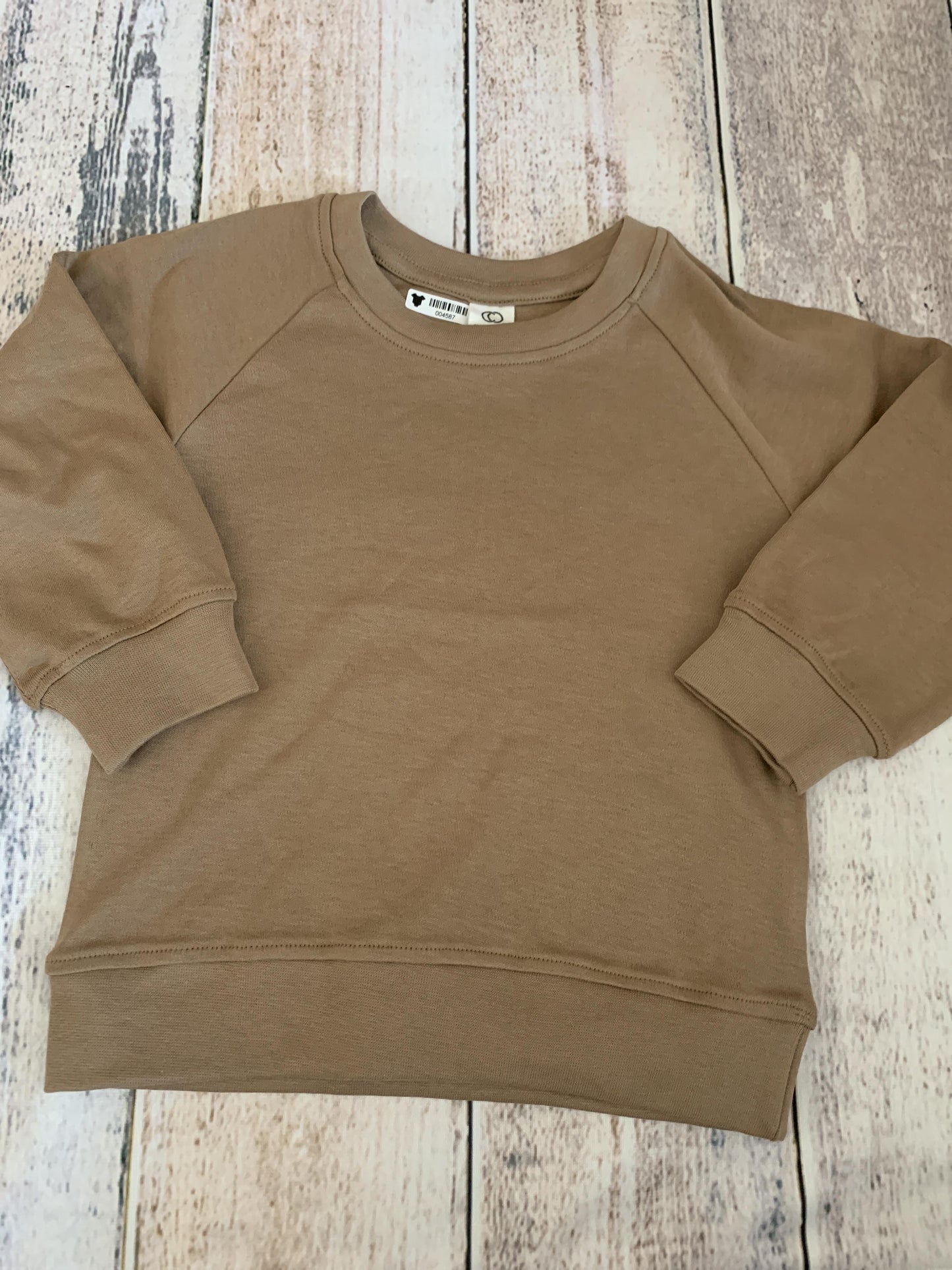 Colored Organics Boys Brown Sweatshirt Size: 2T Brown