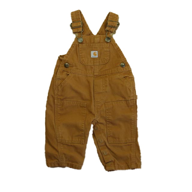 Carhartt Boys Brown Overalls Size: 3 Months