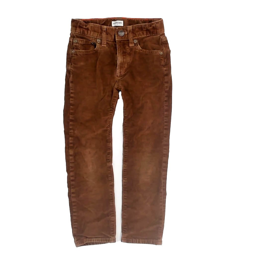 Crewcuts Boys Brown Corduroy Pants Size: 5T Brown