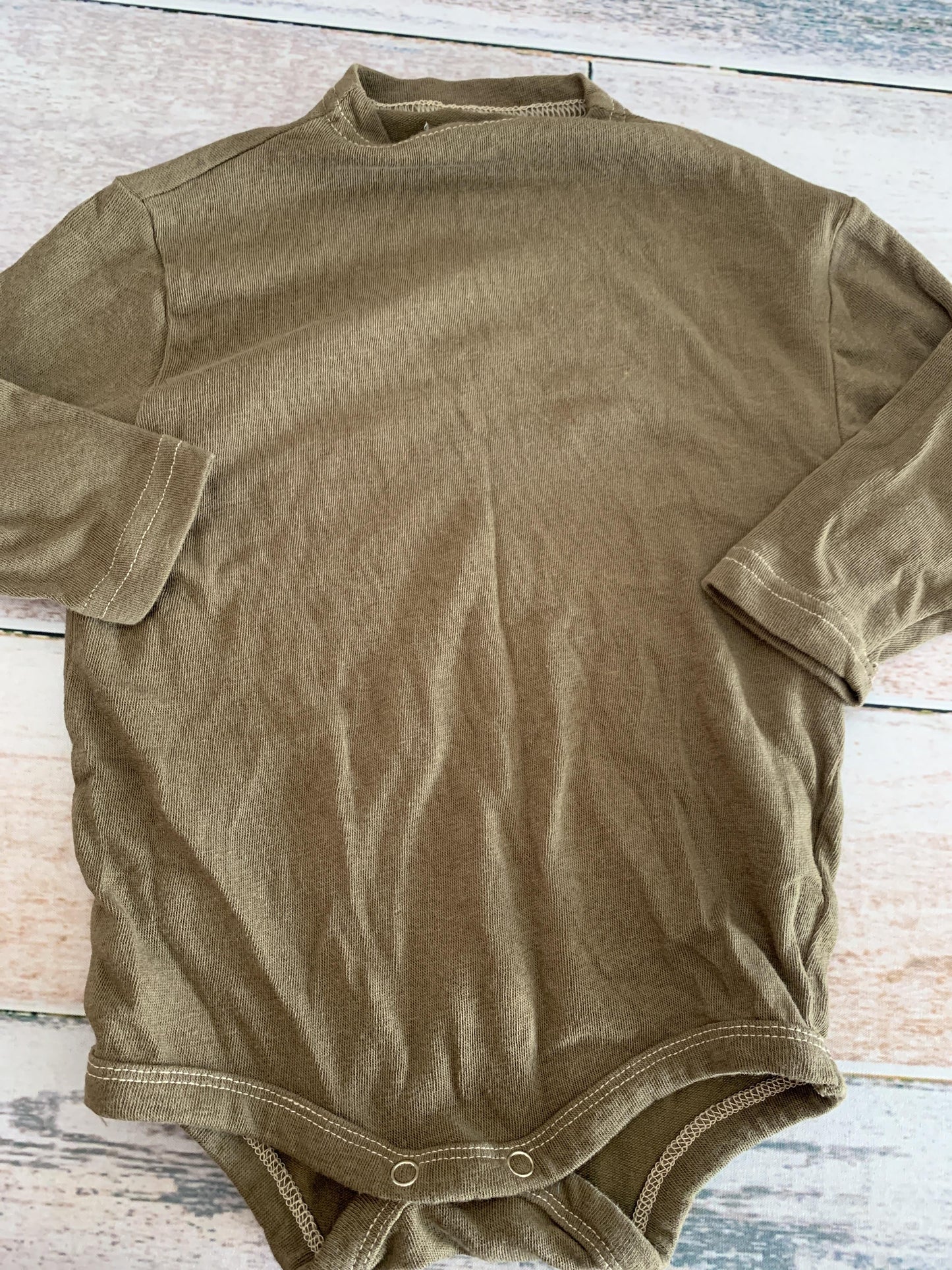 GO;U Boys Brown Onesie Size: 12M Brown