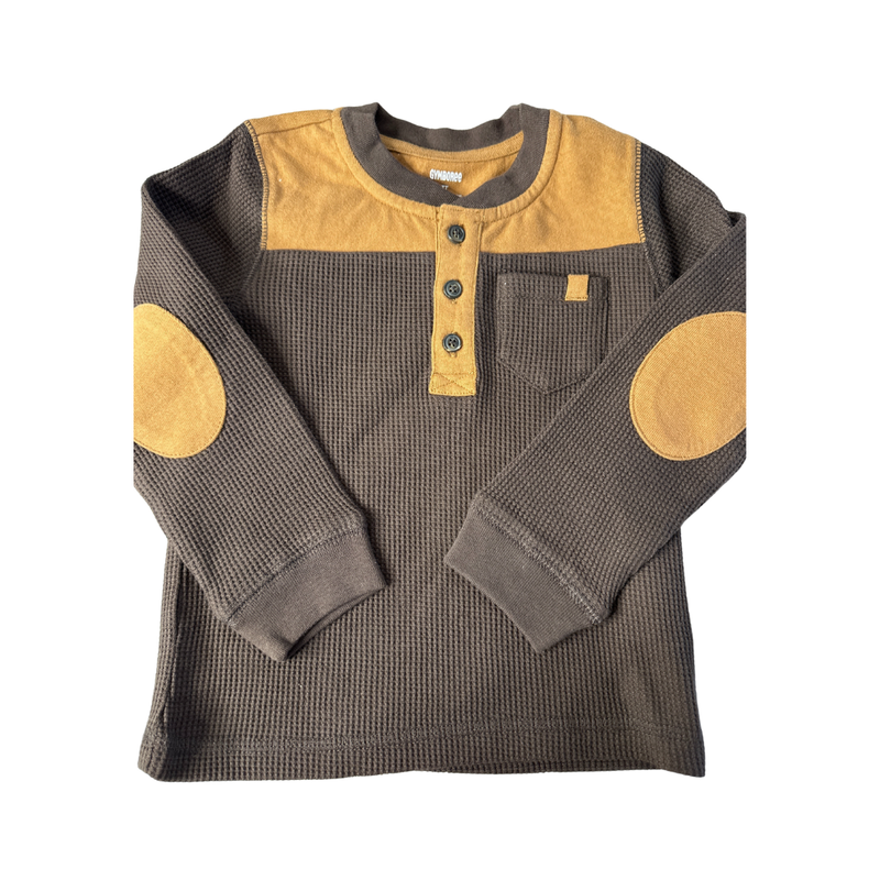 Gymboree Boys Brown Long Sleeve T-Shirt Size: 3T Brown