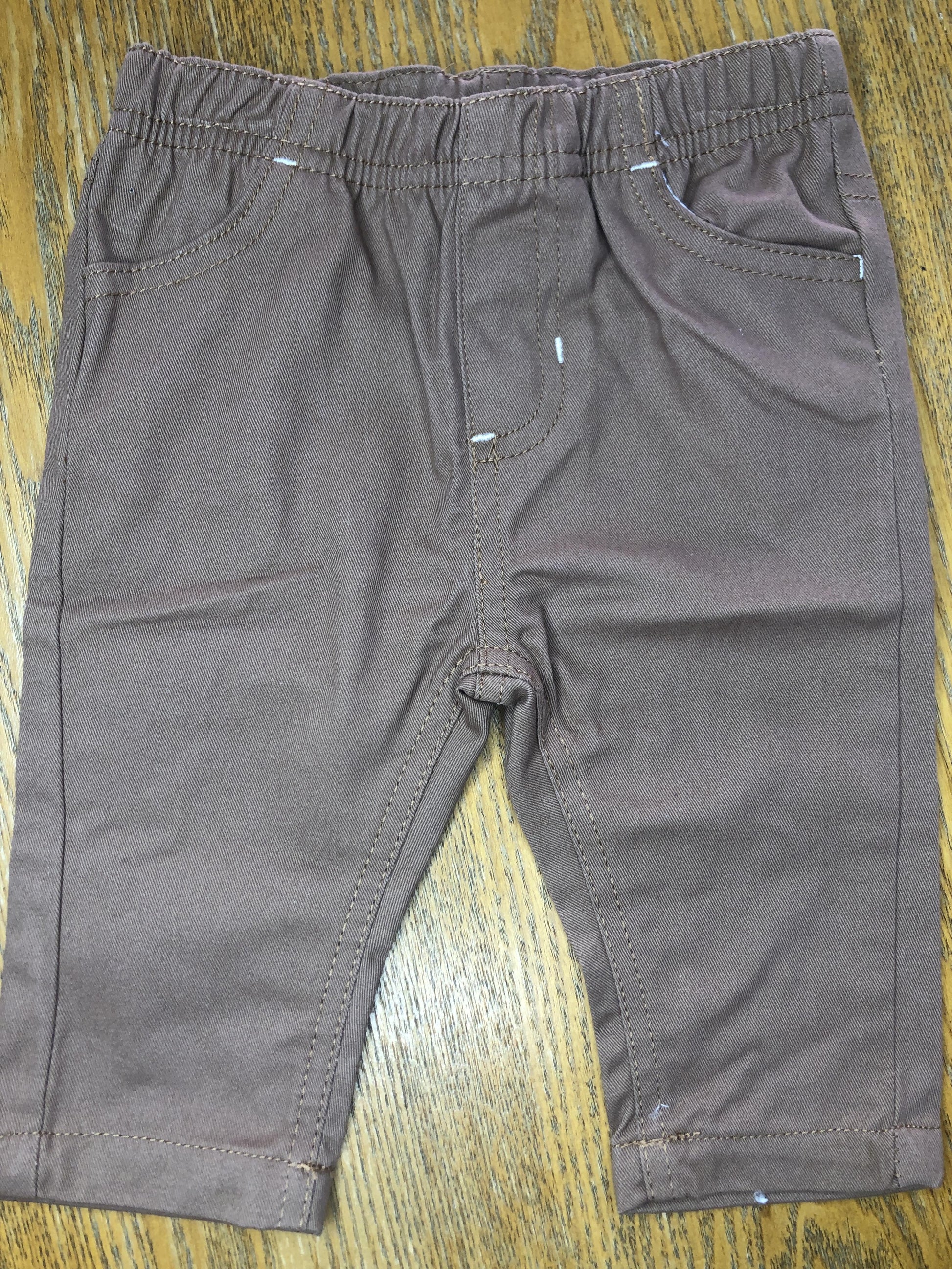 Little Lad Boys Brown Pants Size: 3-6 months Brown