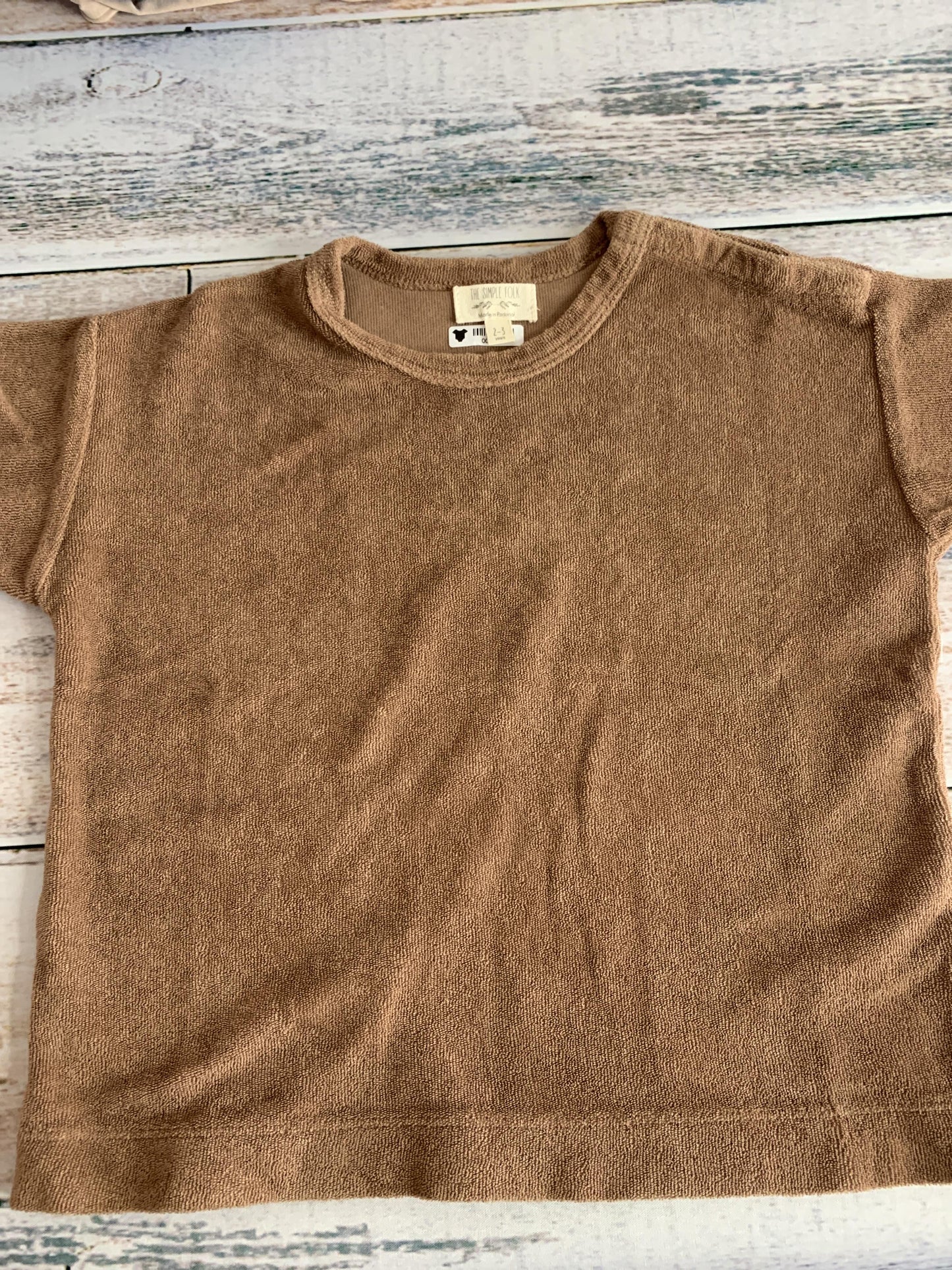The Simple Folk Girls Brown Shirt Size: 2T Brown