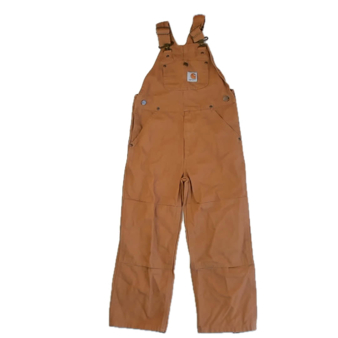 Carhartt Boys Brown Overalls Size: 6 Years Brown