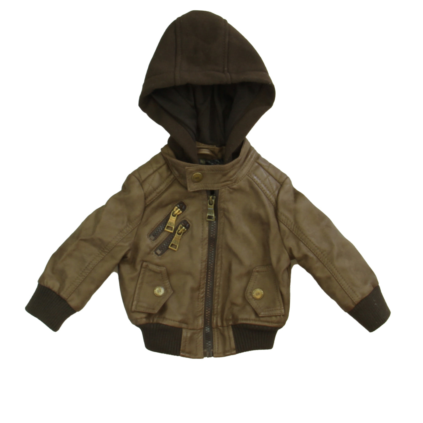 Urban Republic Boys Brown Jacket Size: 3-6 Months Brown