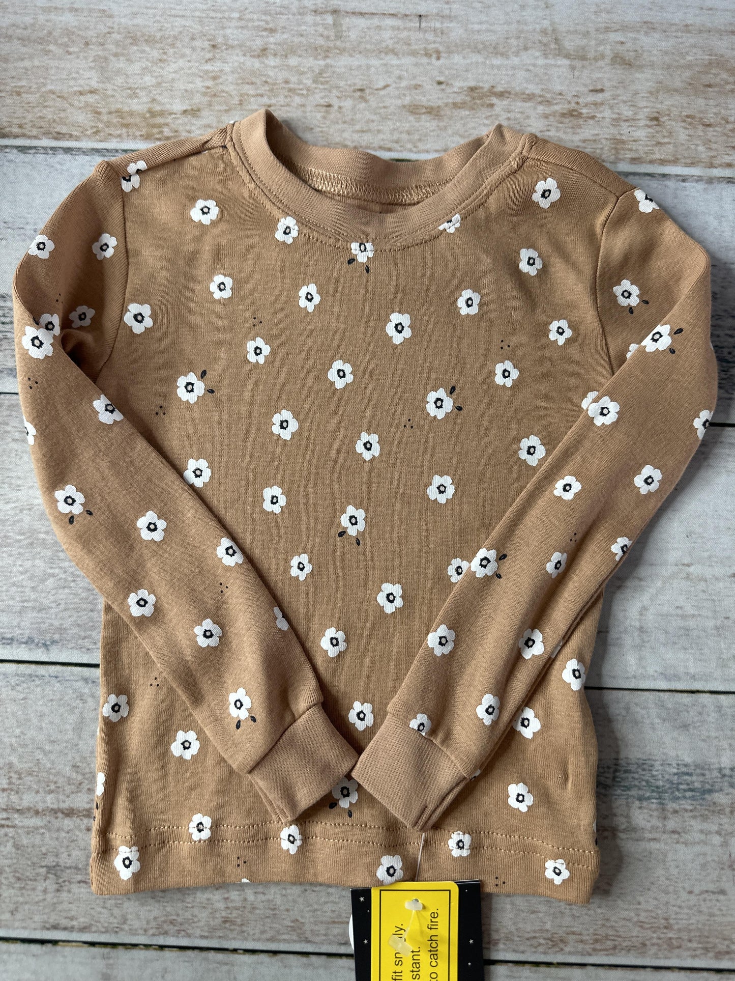 Petite Lem Girls Brown Pajamas Size: 18 months Brown
