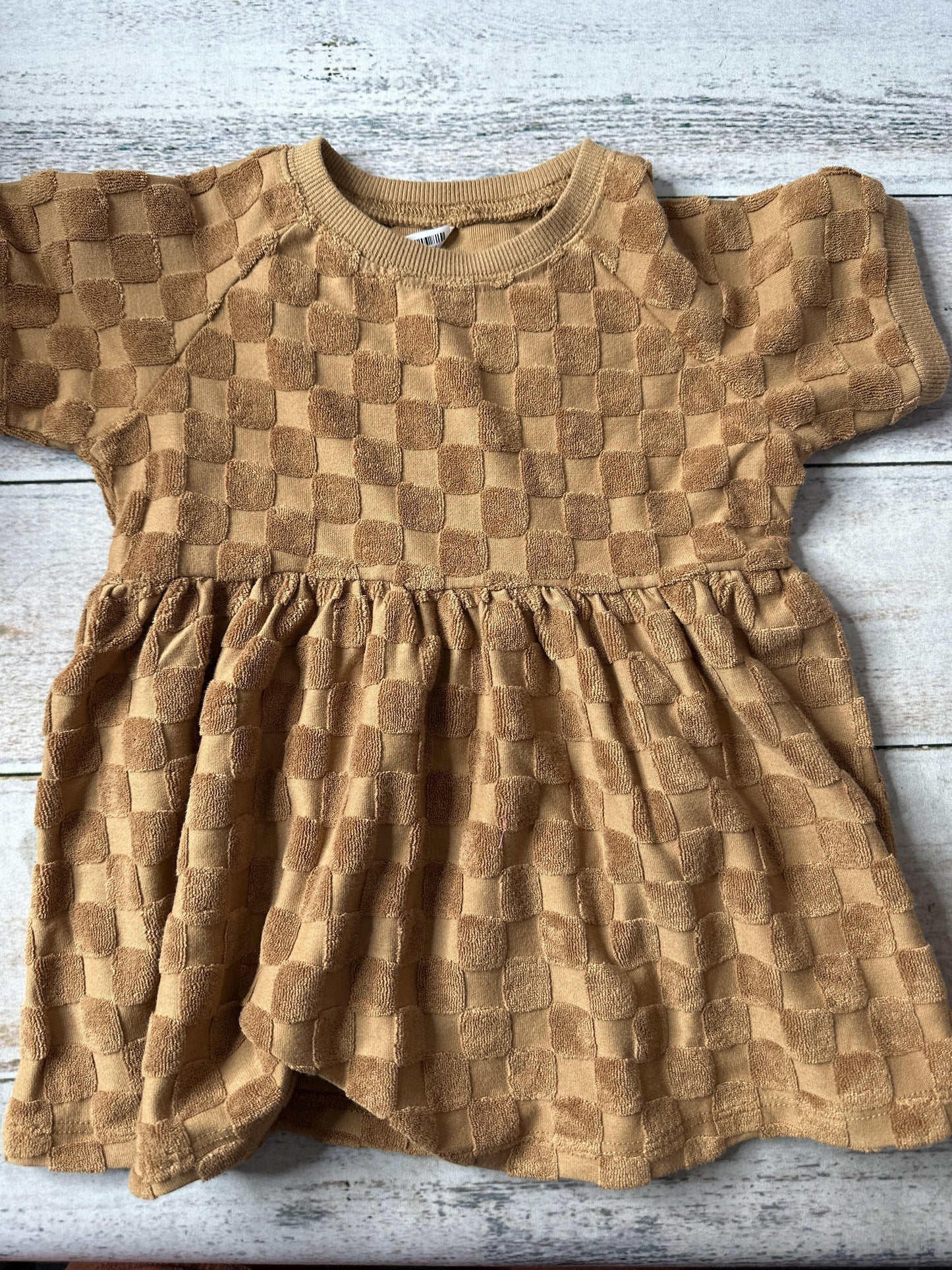 Rylee + Cru Girls Brown Dress Size: 12-18 months Brown