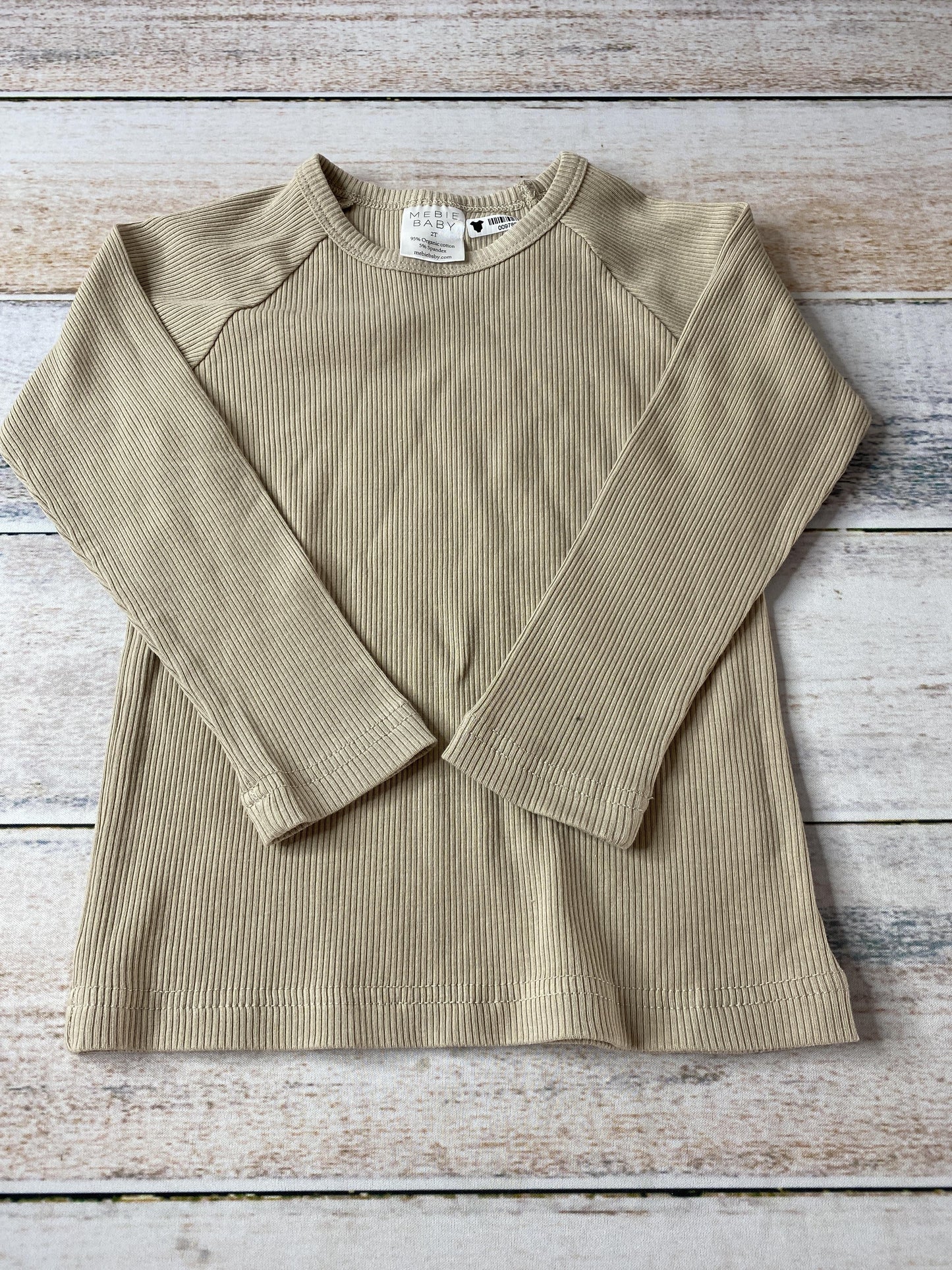 Mebie Baby Unisex Brown Long Sleeve Shirt Size: 2T Brown