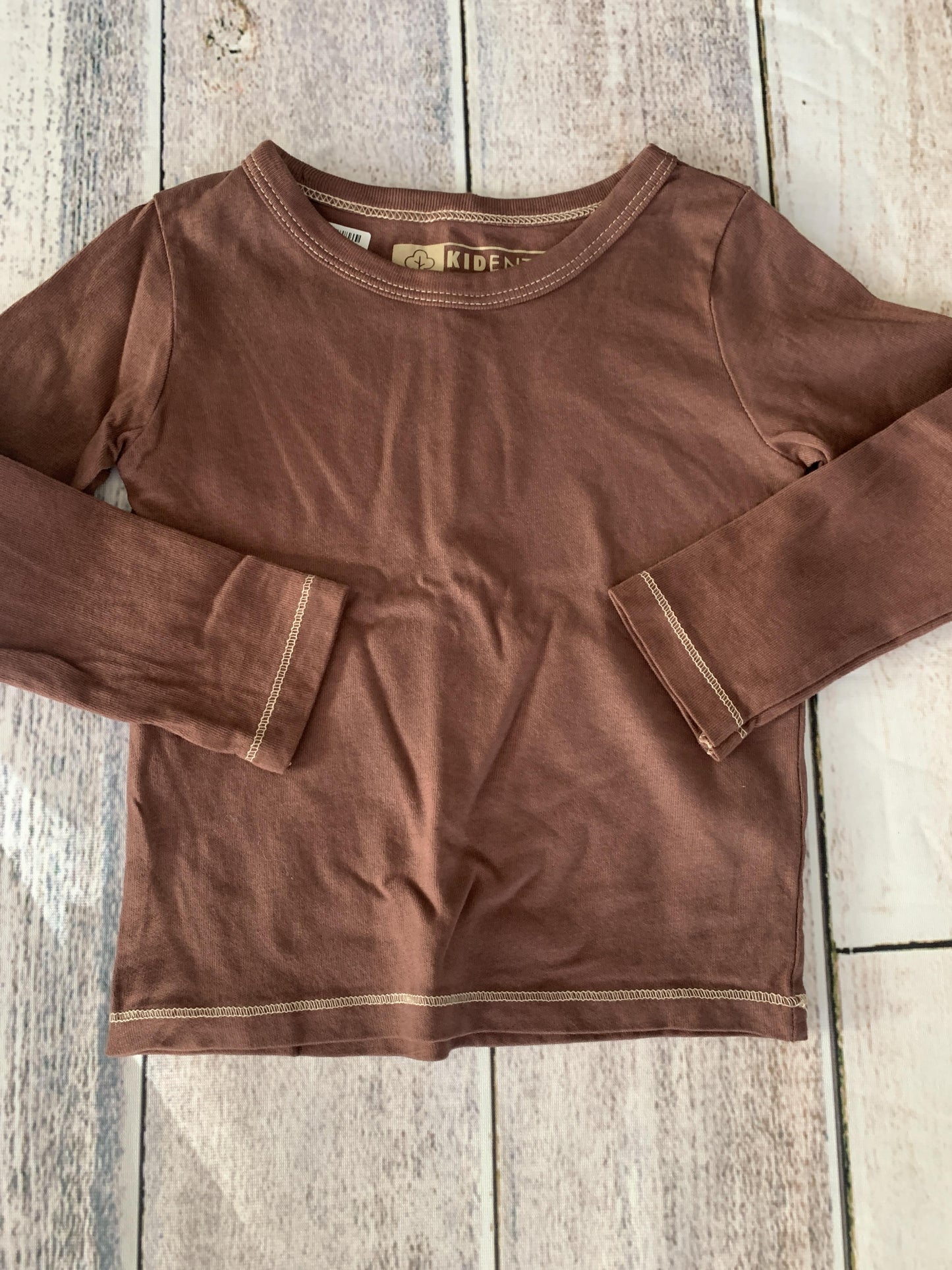 Kidential Boys Brown Long Sleeve Shirt Size: 2T Brown