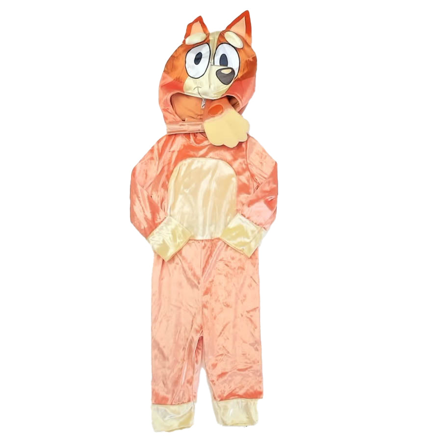 Bluey Unisex Brown Costume Size: 2T Brown