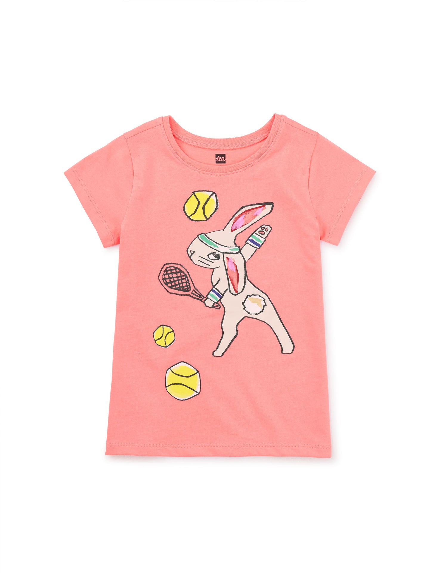 Tea Collection Boys Bubble Gum Bunny T-Shirt Size: 3-6 Months Bubble Gum Bunny