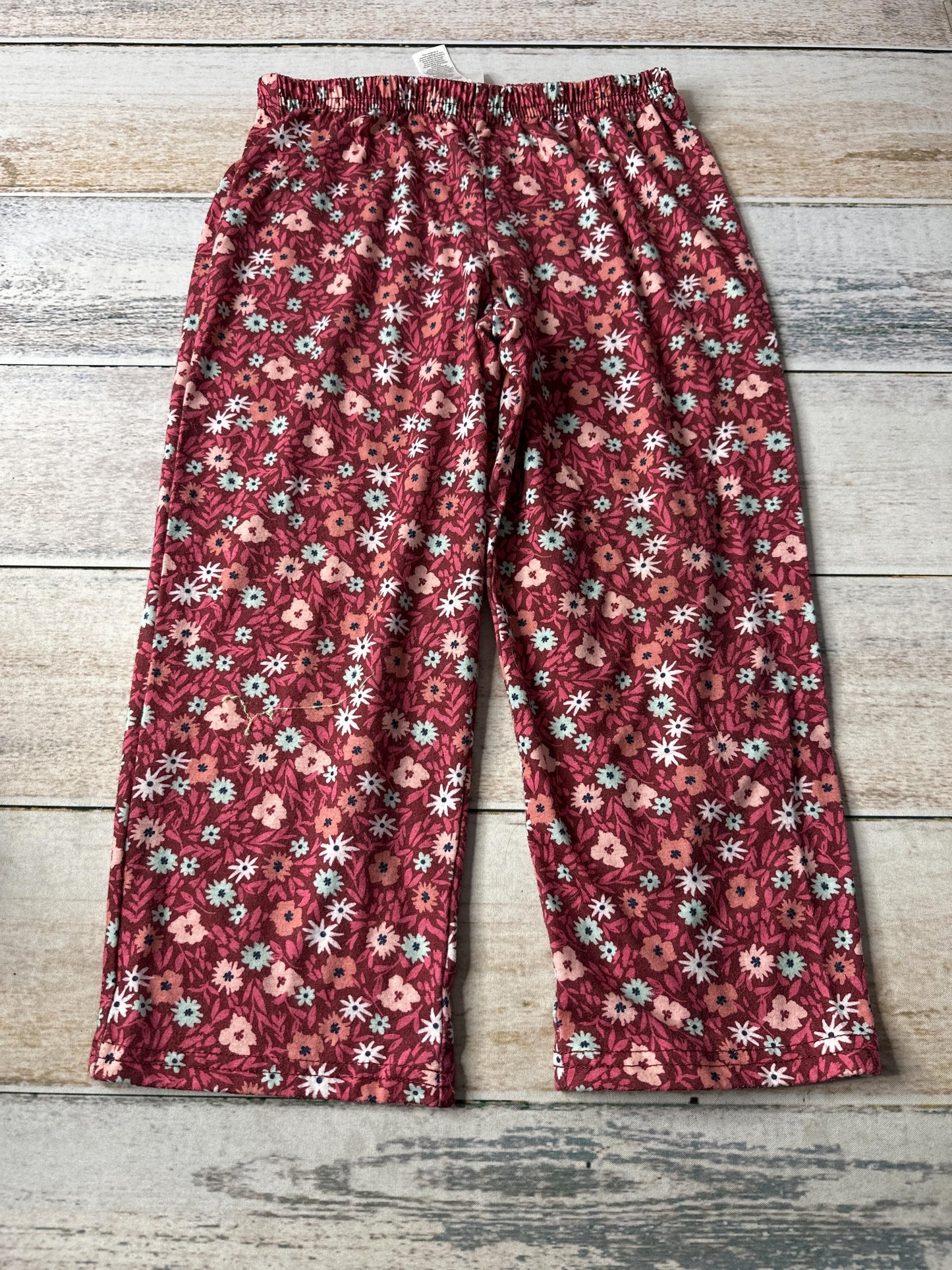 Carters Girls Burgundy | Flowers Pajamas Size: 5 Burgundy | Flowers